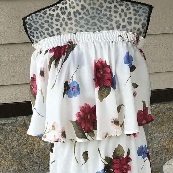 Show Me Your Mumu SMYM Hacienda Floral Maxi Dress Size Small - Picture 7 of 15